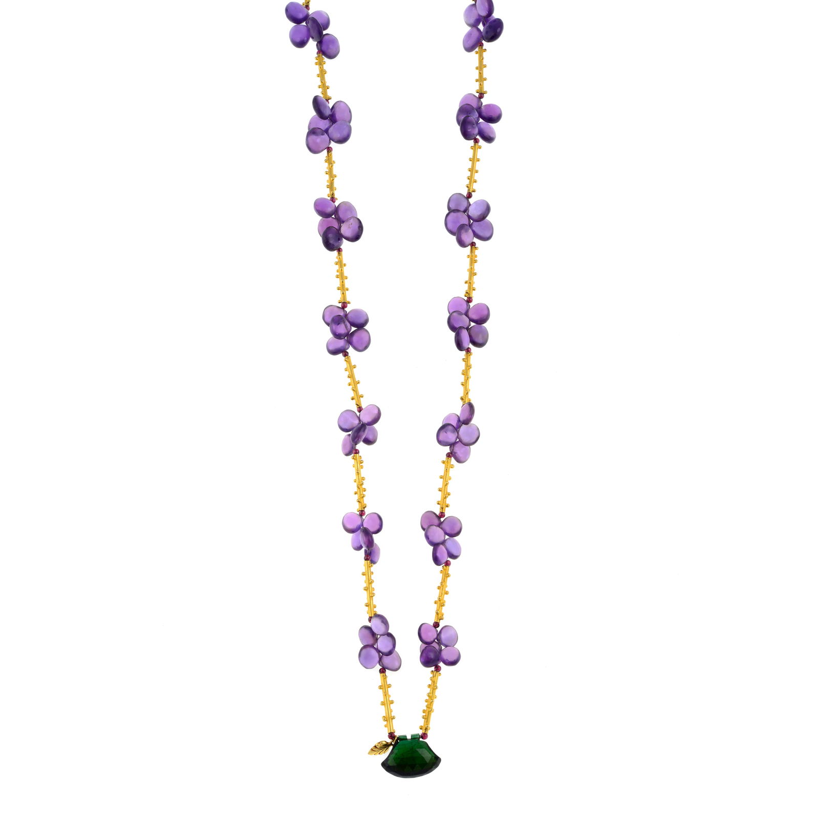 Amethyst and tourmaline necklace, by Rebecca Koven (1 of 5)
