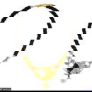 Diamond and gem figural necklace