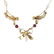 A set of garnet and freshwater cultured pearl jewellery
