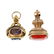 Two late 19th century agate fobs.