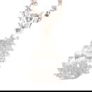 Laser-drilled & fracture-filled diamond necklace