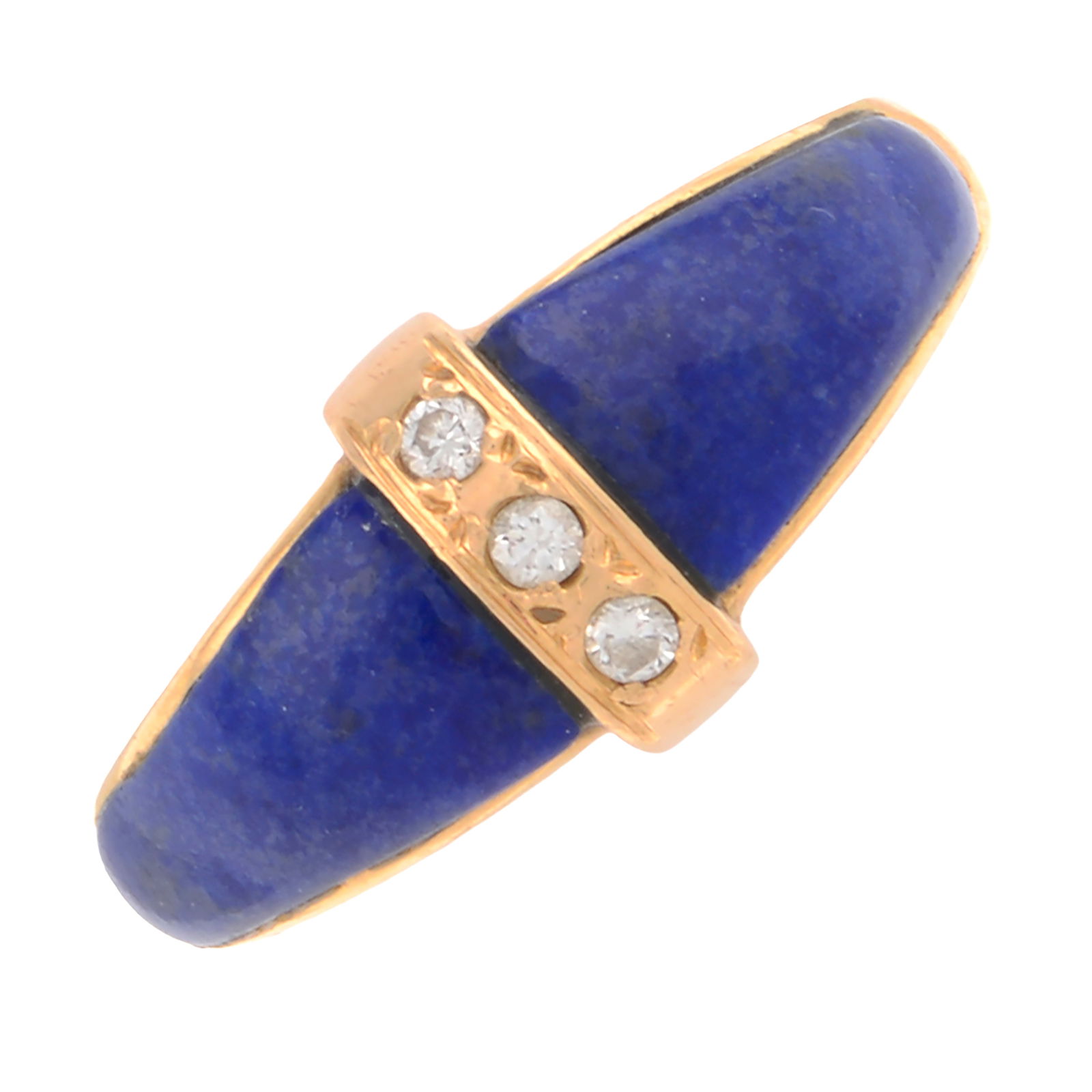 Lapis lazuli & diamond dress ring