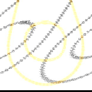 18ct gold Byzantine necklace, by Kutchinsky: With similarly-designed bracelet. Necklace with import marks for London. Bracelet stamped 750, 18, indistinct. Length of bracelet 21.8cms.