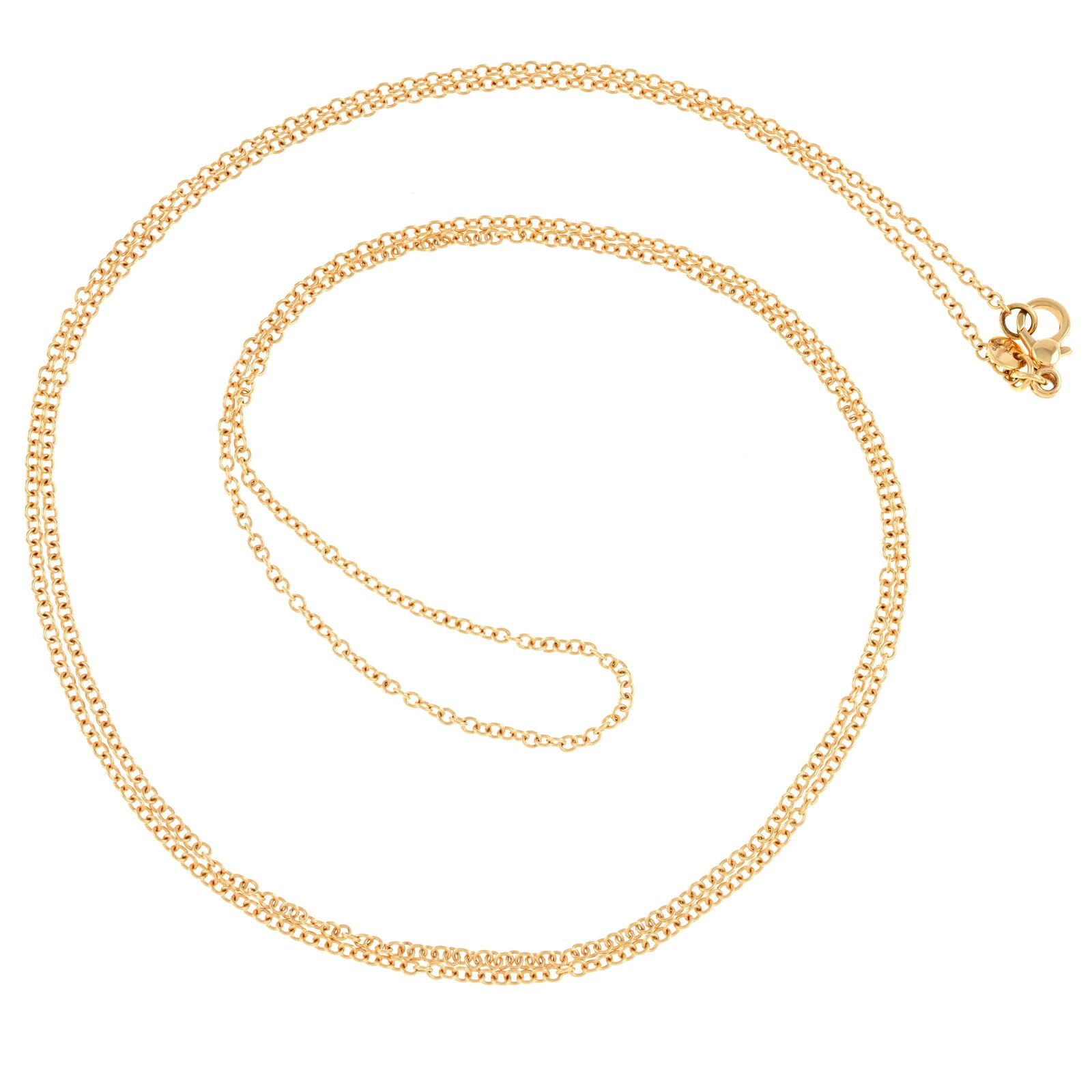 Chain necklace, by Pomellato: Italian marks, stamped 750. With maker's case.