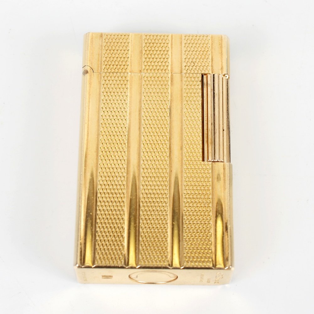 DUPONT - a gold-plated cigarette lighter