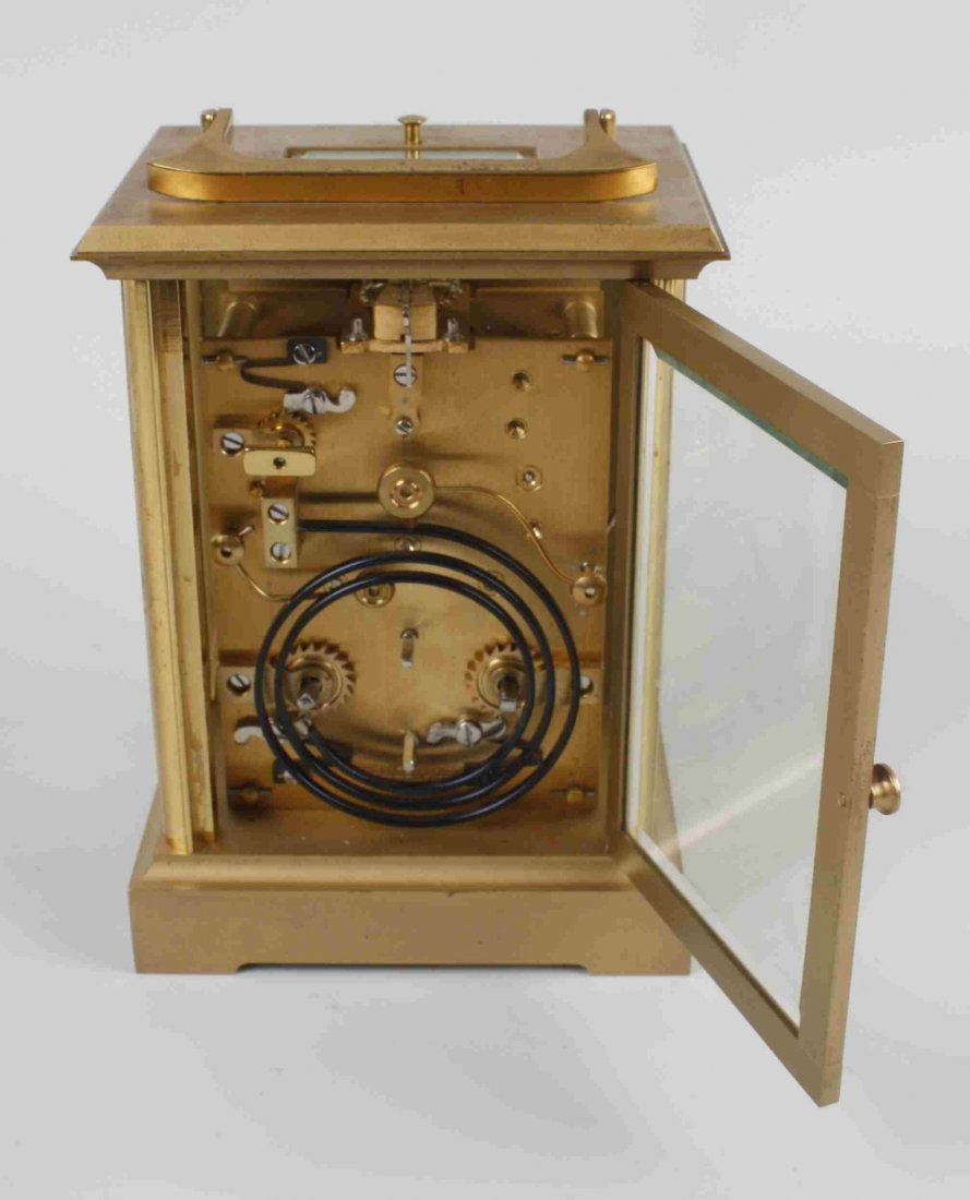 A French repeating carriage clock retailed by Charles F - 3