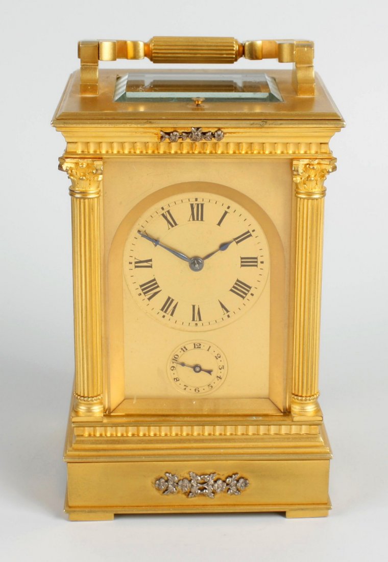 A fine 19th century English Anglaise Riche-cased grande