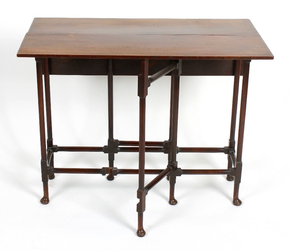 A late 19th century mahogany occasional table