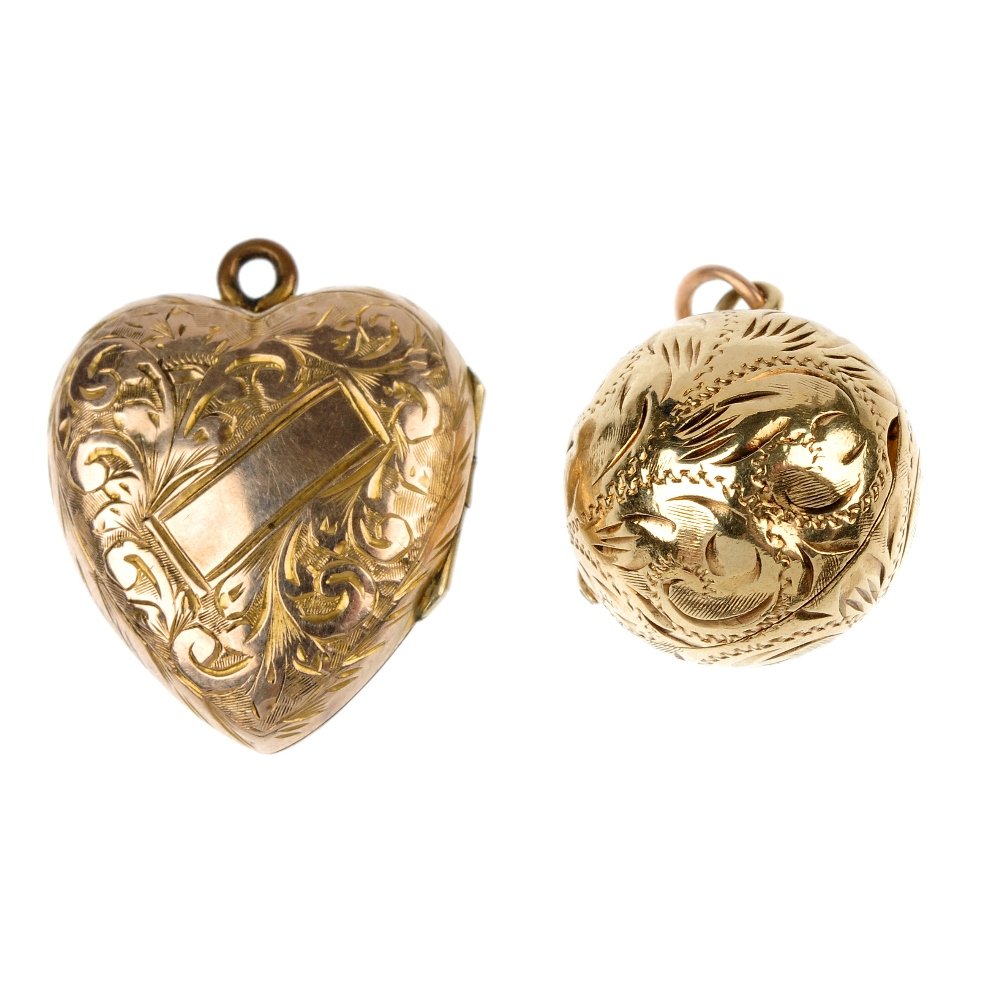 Two lockets.