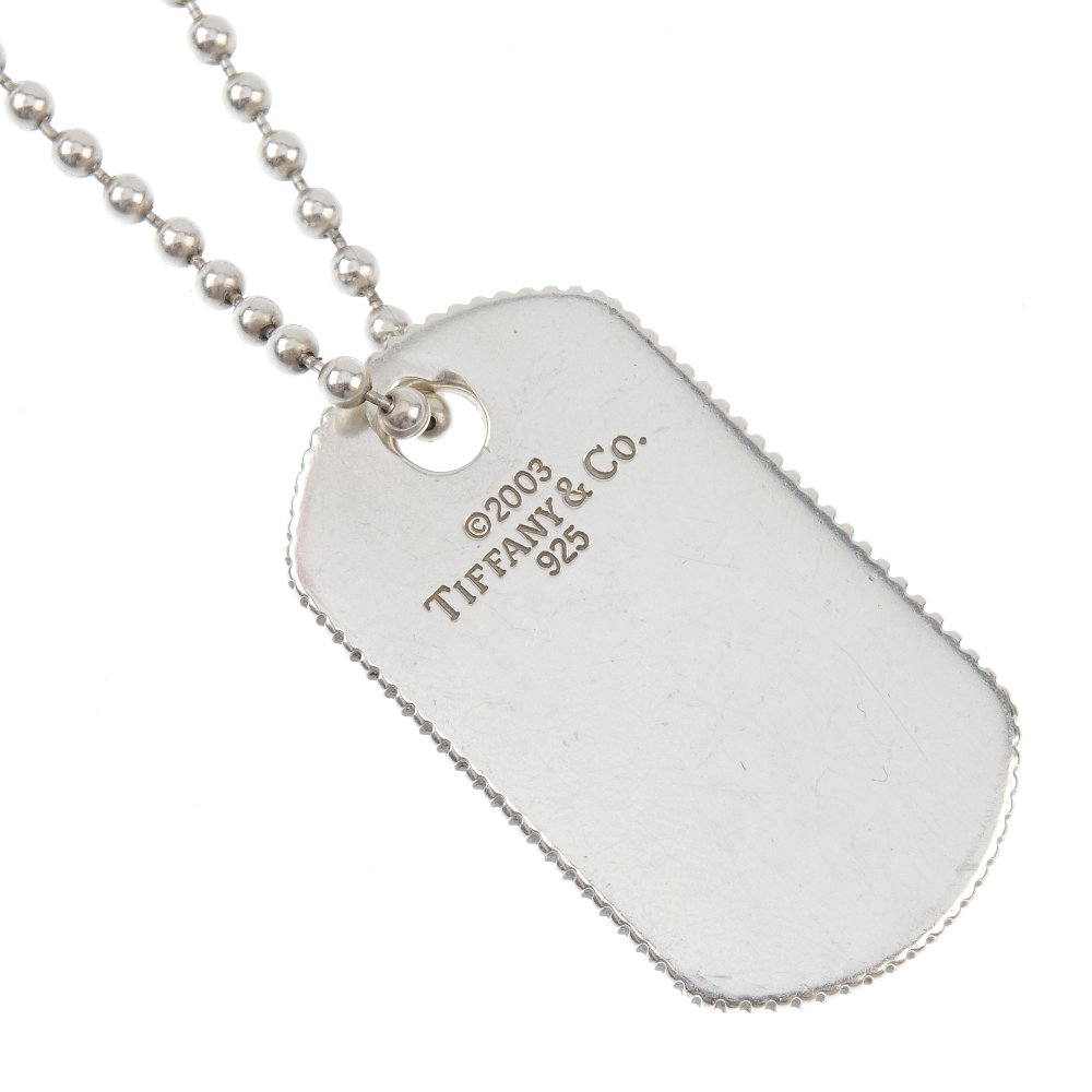 Dog tag tiffany and co Clearance