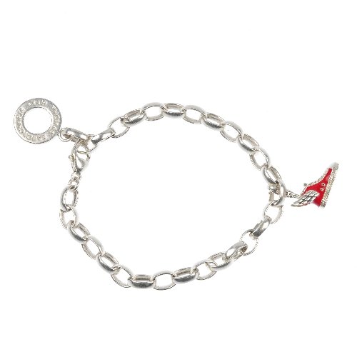 THOMAS SABO - two charms bracelets, a ring and an: THOMAS SABO - two charms bracelets, a ring and a charm, to include two belcher-link bracelets, suspending a total of three charms, a Thomas Sabo paste band ring and a Disney charm. Bracelets, charms a