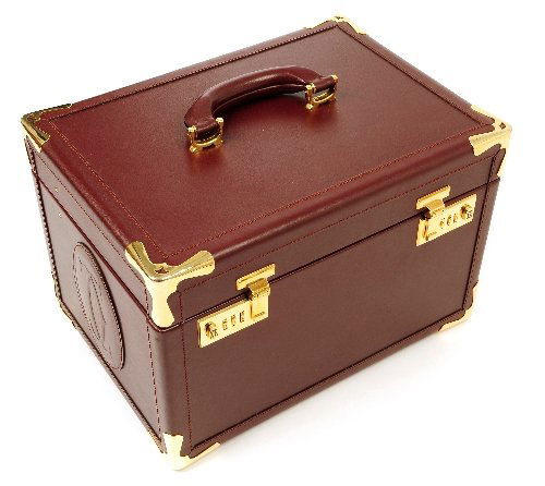Must De Cartier A Leather Travel Vanity Case Oct 07 2013 Fellows In United Kingdom