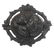 A late Victorian vulcanite brooch and two jet and cameo