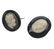A late Victorian vulcanite brooch and two jet and cameo - 3