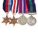 WWII and General Service Medal Group.