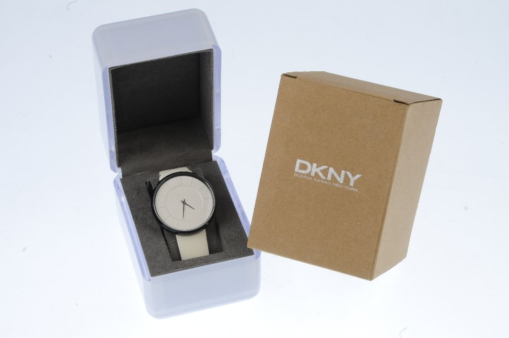 A mixed group of DKNY quartz wrist watches.: A mixed group of DKNY quartz wrist watches. In original packaging. Approximately 20.