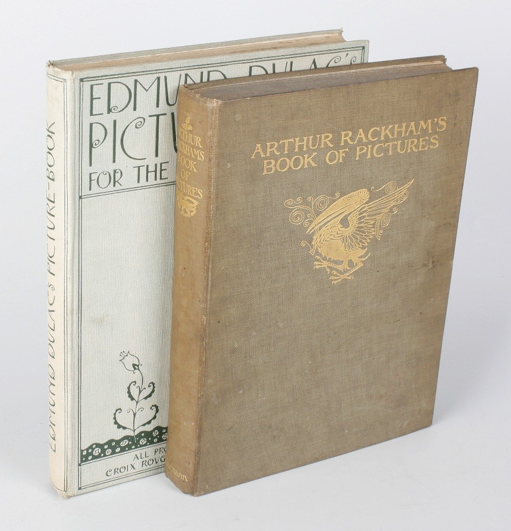 Arthur Rackham's Book of Pictures: Arthur Rackham's Book of Pictures, with an Introduction by Sir Arthur Quiller-Couch, Heinemann, London, 1913, with 44 illustrations, in publisher's gilt clothAnd Edmund Dulac's Picture Book for the Fr