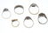 A selection of silver and gold, gem and paste set - 2