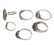 A selection of silver and gold, gem and paste set - 3