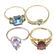 A selection of four gem-set dress rings. - 2