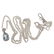 A set of aquamarine and diamond jewellery. - 3