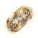 CLOGAU - an 18ct gold diamond dress ring.