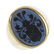 A gentleman's agate signet ring.