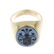 A gentleman's agate signet ring. - 2