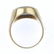 A gentleman's agate signet ring. - 4