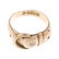 An Edwardian 9ct gold diamond buckle ring. - 3