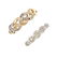A selection of four 9ct gold diamond and gem-set rings.