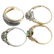 A selection of four 9ct gold diamond and gem-set rings. - 3