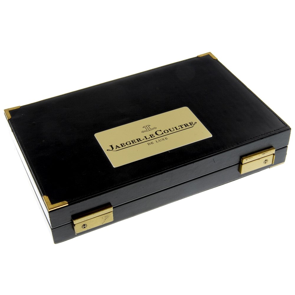 A Jaeger-LeCoultre display case.: A Jaeger-LeCoultre display case.