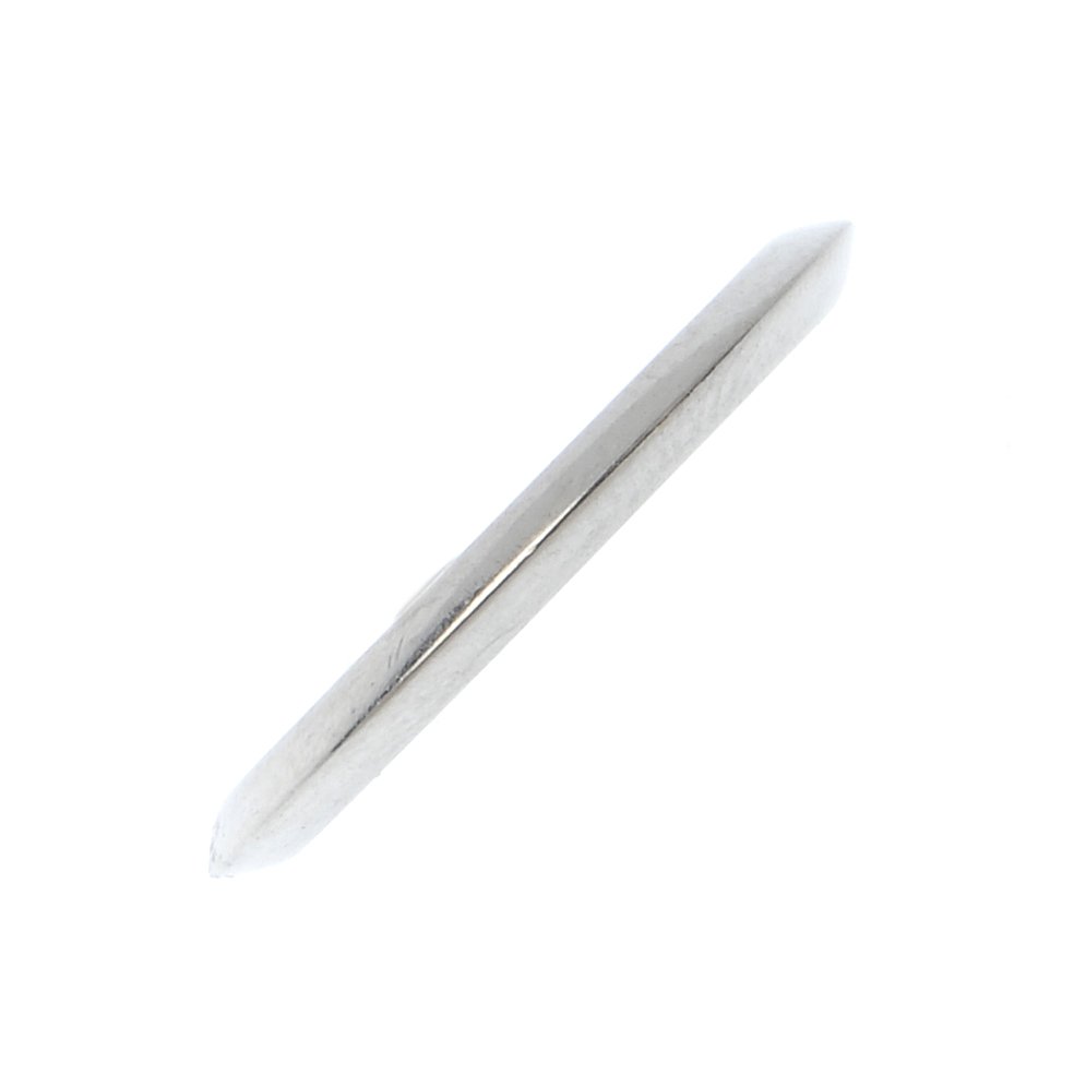 TIFFANY & CO. - a platinum band ring.: TIFFANY & CO. - a platinum band ring. With bevelled sides. Maker's marks for Tiffany & Co. Hallmarks for London, 2010. Weight 2.5gms.