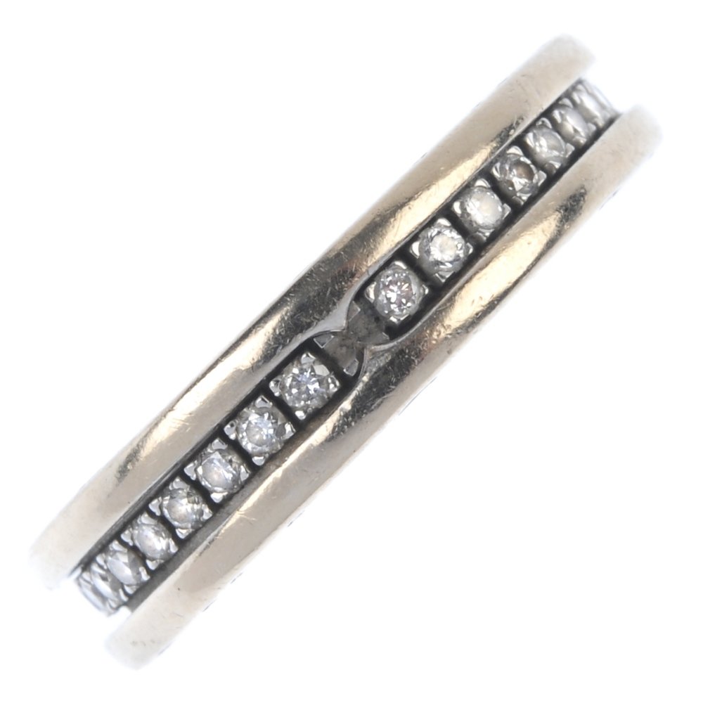 BULGARI - an 18ct gold 'B.Zero1' diamond ring. (1 of 3)