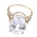 A 9ct gold kunzite and diamond dress ring. - 2