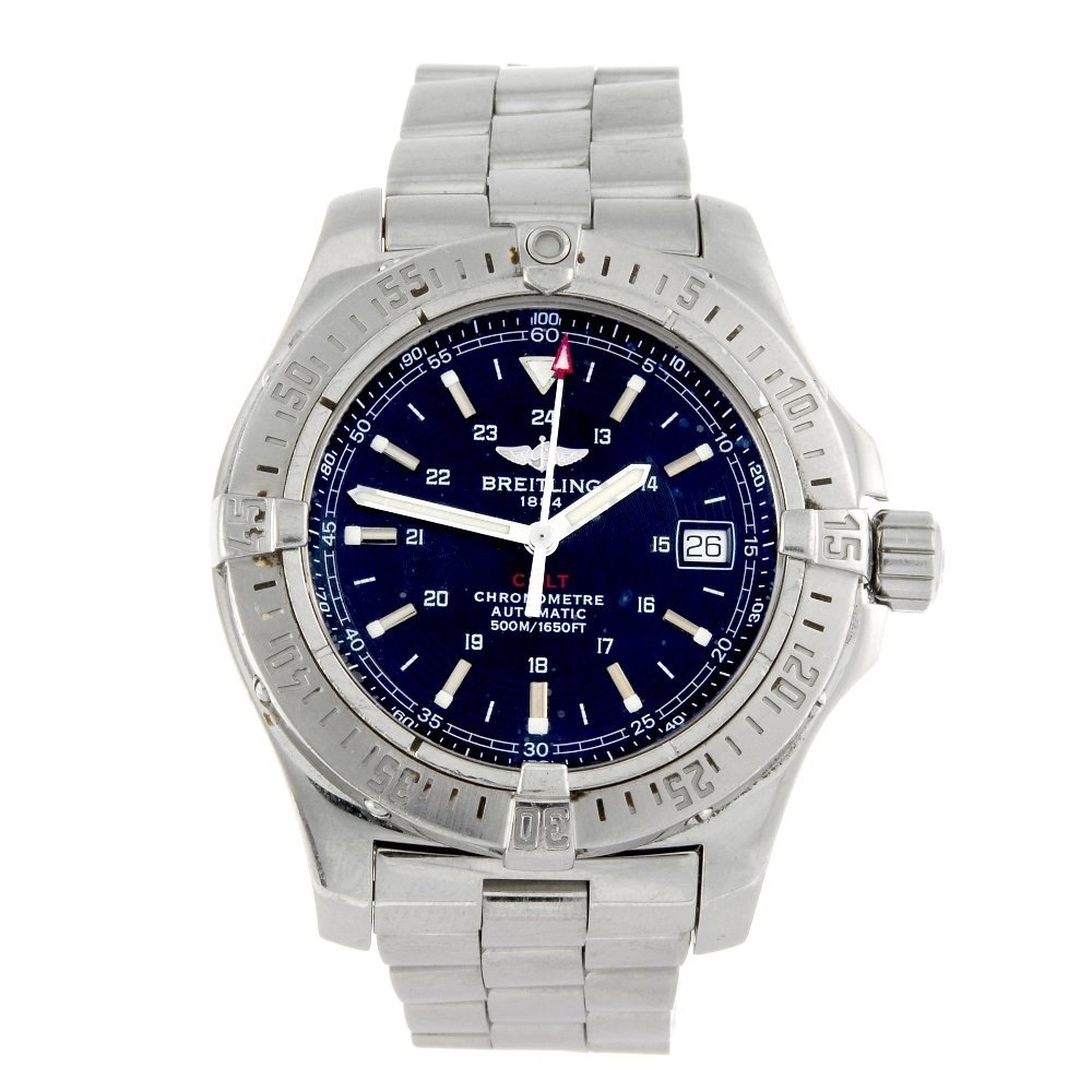 BREITLING - a gentleman's stainless steel Colt bracelet (1 of 4)