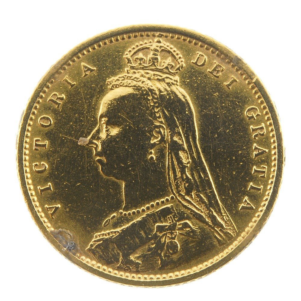 Victoria, Half-Sovereign 1892. (1 of 2)