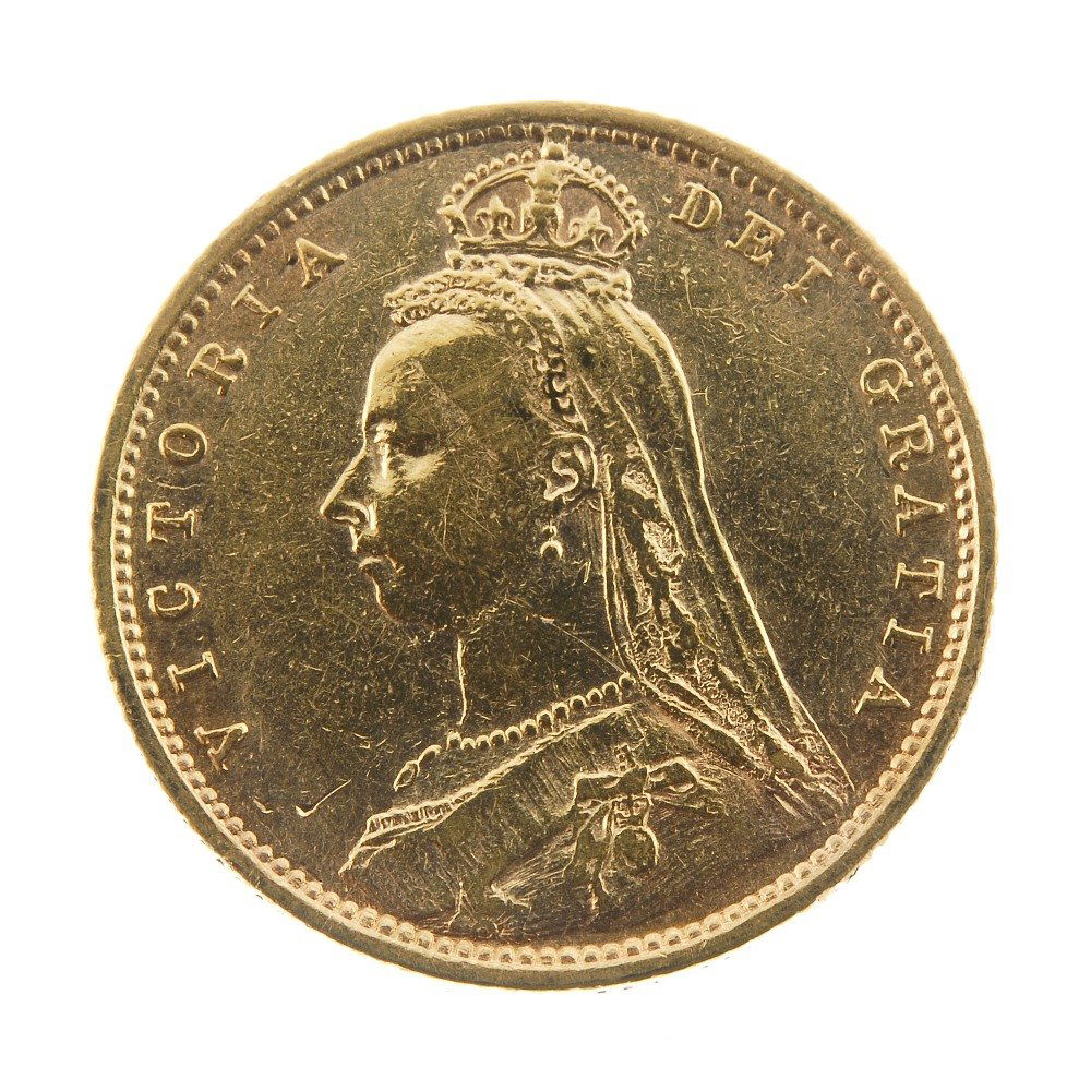 Victoria, Half-Sovereign 1892. (1 of 2)