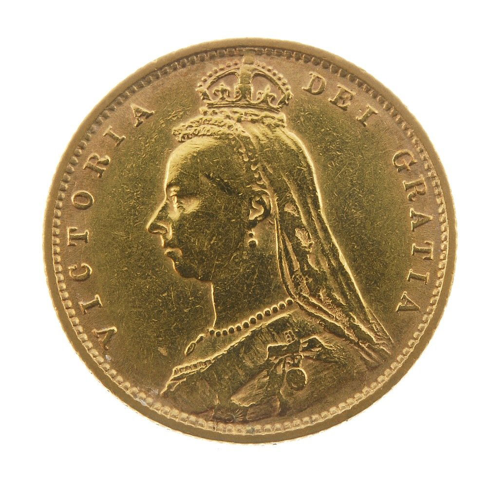 Victoria, Half-Sovereign 1892. (1 of 2)