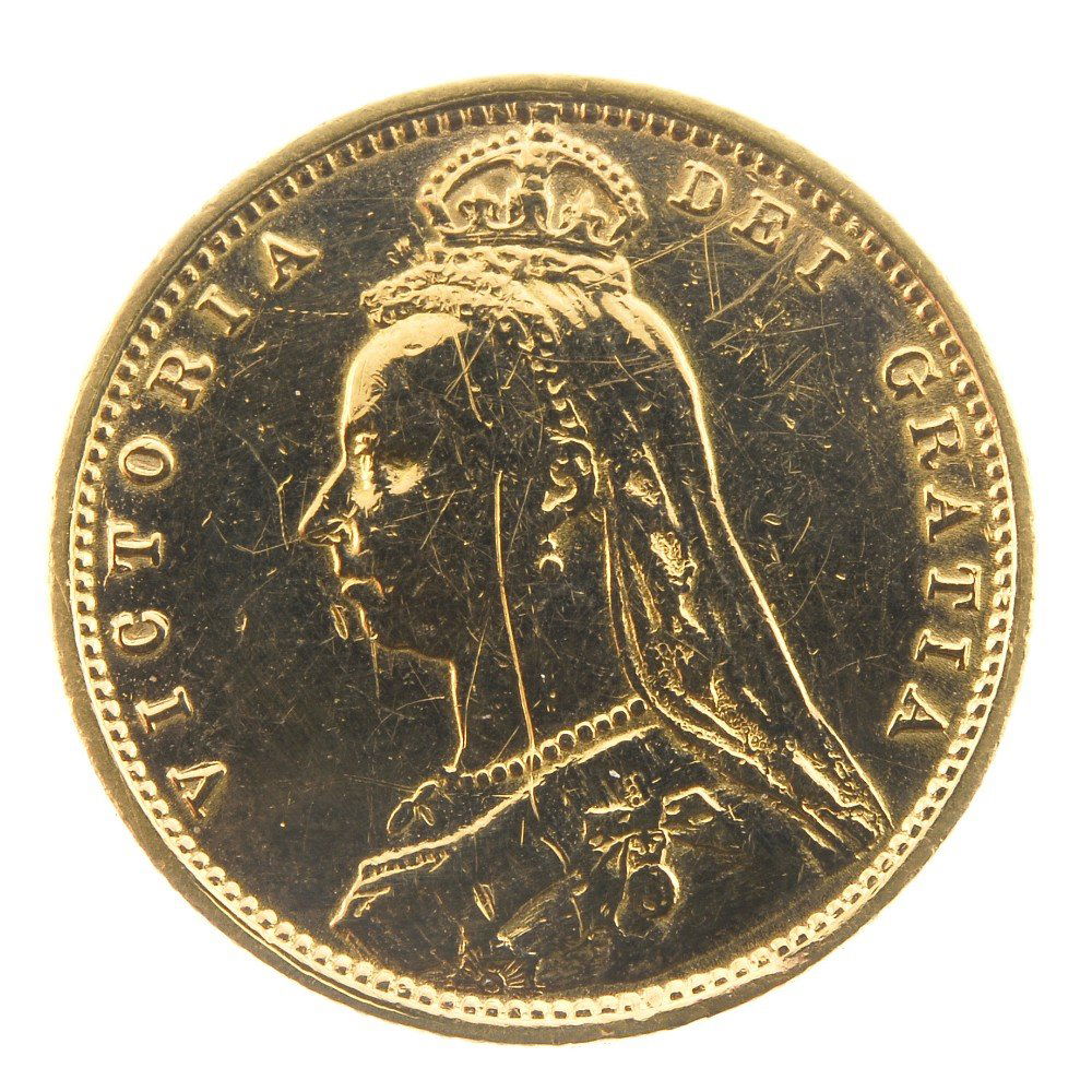 Victoria, Half-Sovereign 1892. (1 of 2)