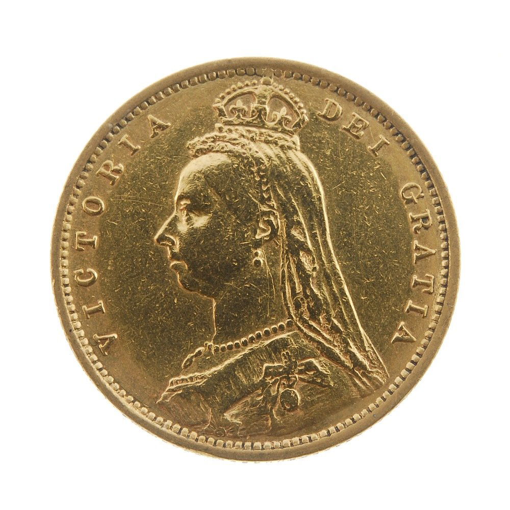 Victoria, Half-Sovereign 1892. (1 of 2)