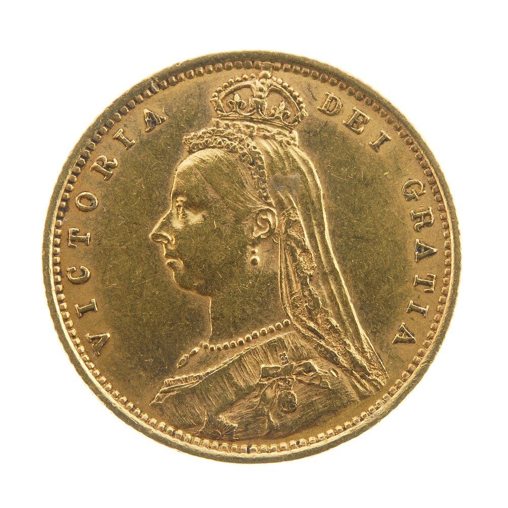 Victoria, Half-Sovereign 1892. (1 of 2)