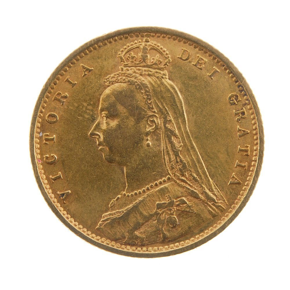Victoria, Half-Sovereign 1892. (1 of 2)