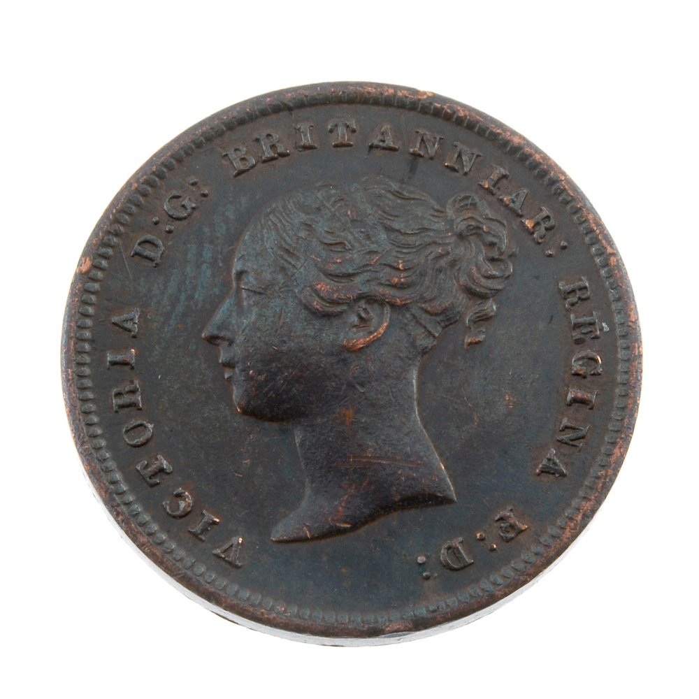 Victoria, Half-Farthing 1843. (1 of 2)