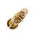 An Edwardian 18ct gold diamond buckle ring.