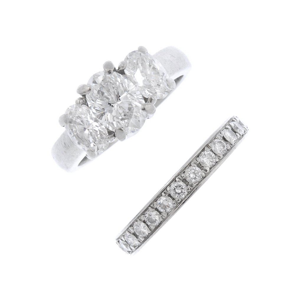 (126719-1-A) Two diamond rings. (1 of 6)