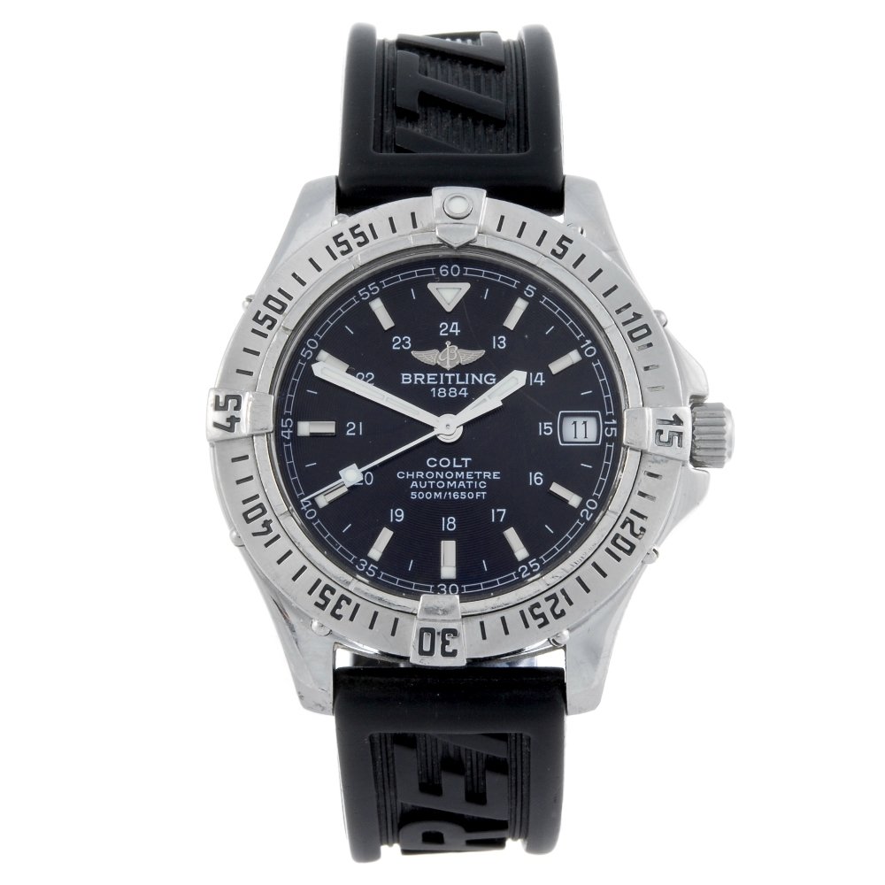 BREITLING - a gentleman's stainless steel Colt wrist (1 of 4)