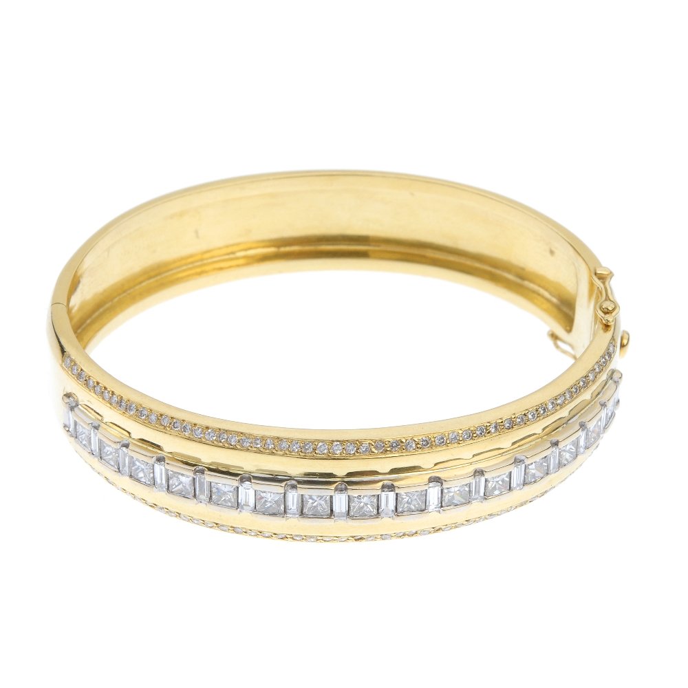 A diamond bangle. (1 of 2)