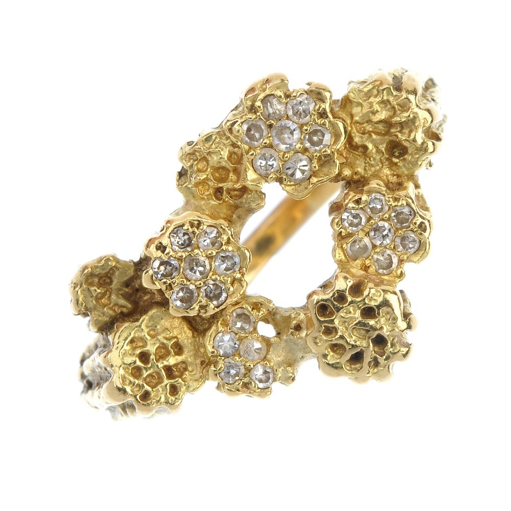 A diamond dress ring. (1 of 3)